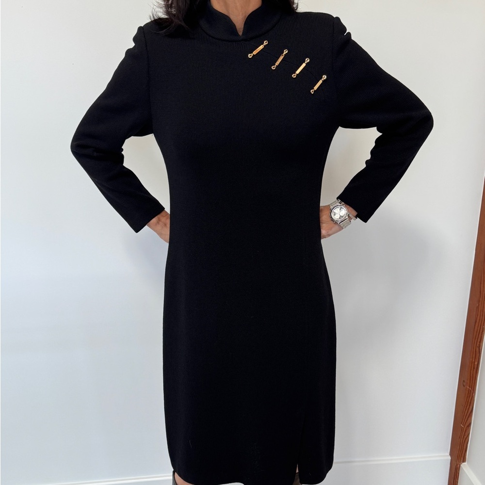 ST John Collection Black Knit dress